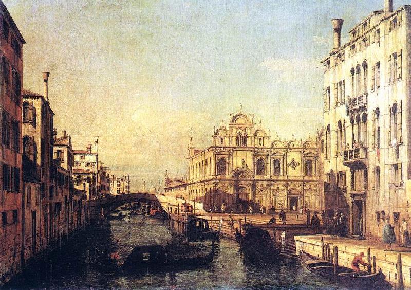 BELLOTTO, Bernardo The Scuola of San Marco gh France oil painting art